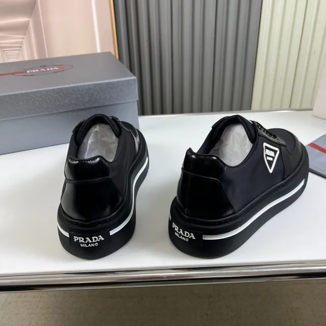 Prada Cloudbust Black Platform Lifestyle Sneakers 5