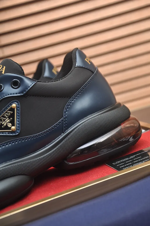 Prada Cloudbust Navy Black Chunky Sneakers 2