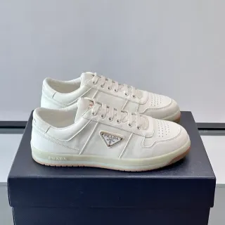 Prada Cloudbust Off-White Leather Lifestyle Sneakers