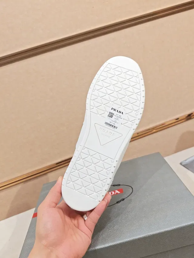 Prada Cloudbust White Leather Upper Minimalist Lifestyle Sneakers 2