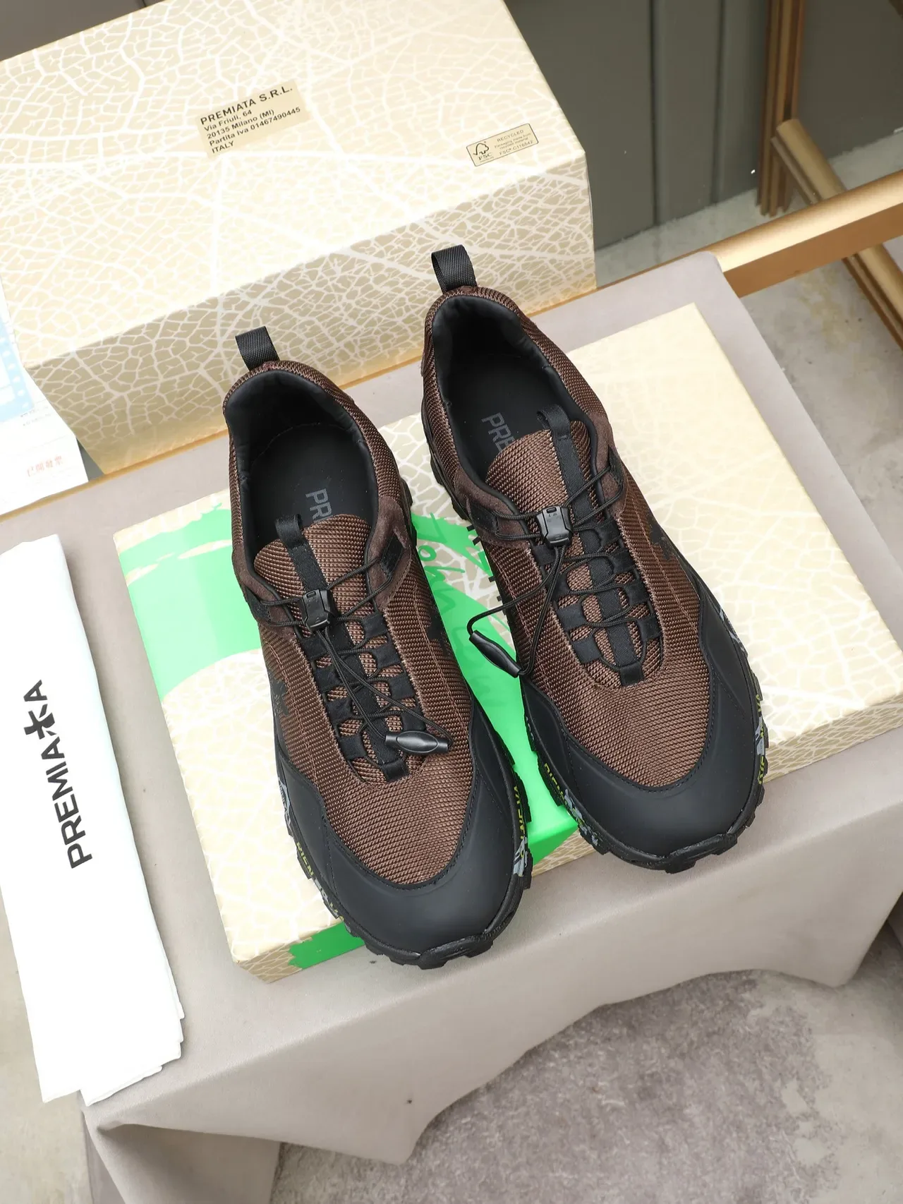 Premiata Rien Ne Va Plus Zapatillas lifestyle marrón y negro 2