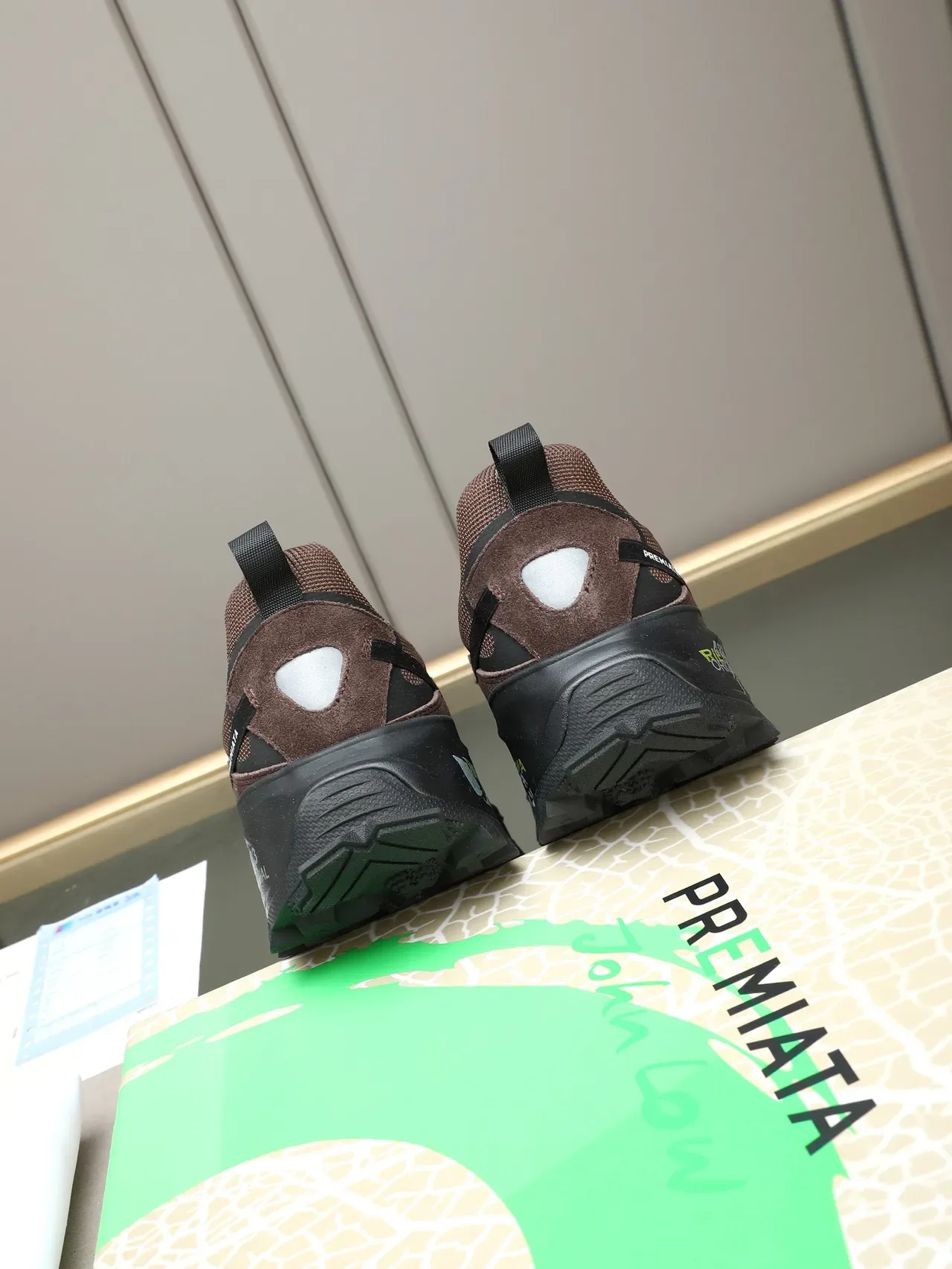 Premiata Rien Ne Va Plus Zapatillas lifestyle marrón y negro 3