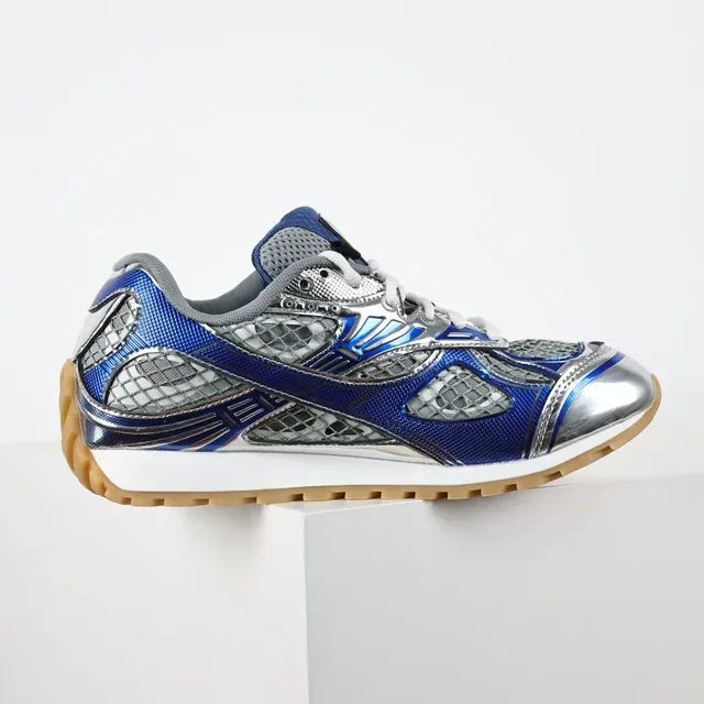 Puma 蓝银金属叠加网眼透气面板生活风格运动鞋 7