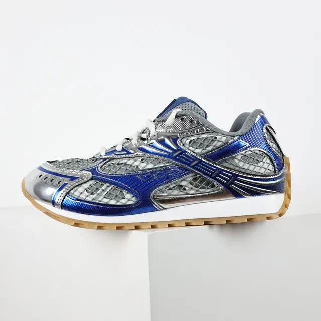 Puma 蓝银金属叠加网眼透气面板生活风格运动鞋 9