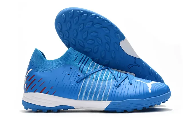 Puma Future Z أزرق وردي ياقة جورب مضفرة طبقات اصطناعية متموجة أحذية رياضية 4