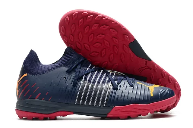 Puma Future Z أزرق وردي ياقة جورب مضفرة طبقات اصطناعية متموجة أحذية رياضية 9