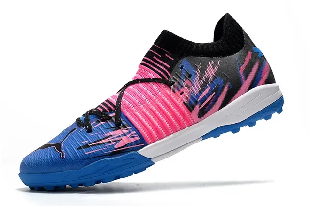 Puma Future Z أزرق وردي ياقة جورب مضفرة طبقات اصطناعية متموجة أحذية رياضية 19