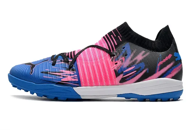 Puma Future Z أزرق وردي ياقة جورب مضفرة طبقات اصطناعية متموجة أحذية رياضية 20