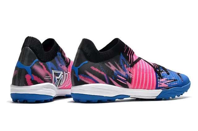 Puma Future Z أزرق وردي ياقة جورب مضفرة طبقات اصطناعية متموجة أحذية رياضية 22