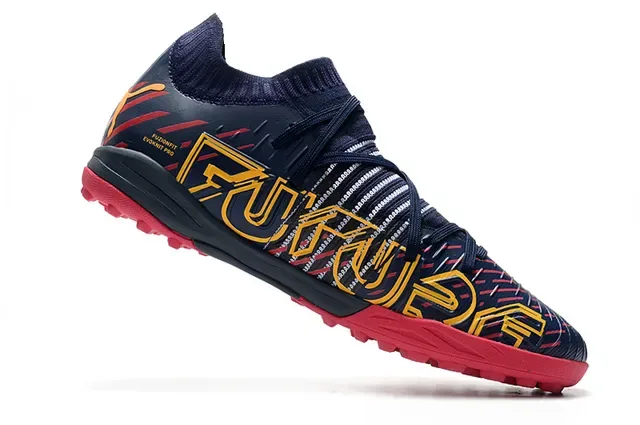 Puma Future Z أزرق وردي ياقة جورب مضفرة طبقات اصطناعية متموجة أحذية رياضية 24