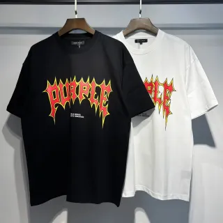 Purple Brand Flame Logo Oversized T-Shirt