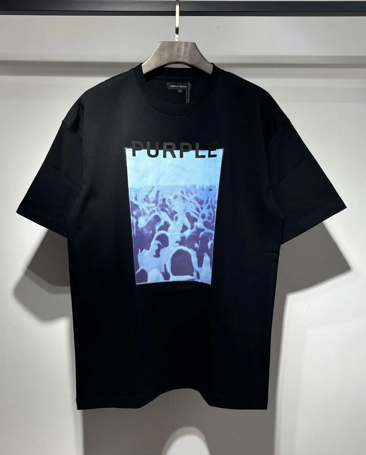Purple Brand 图案印花宽松T恤 5
