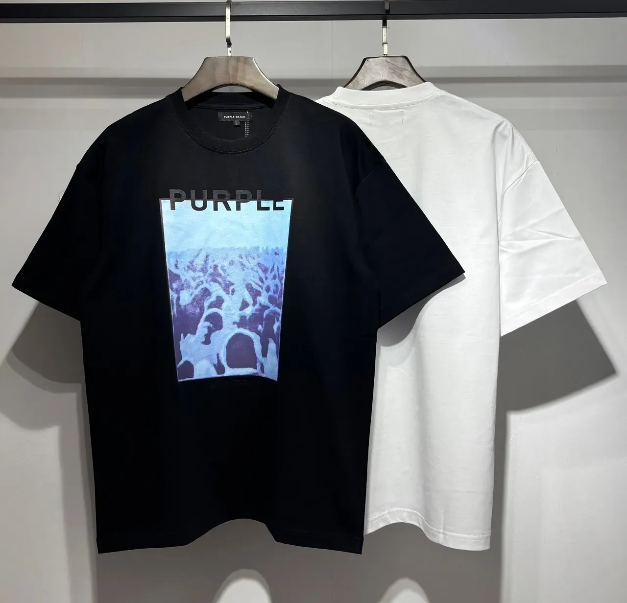 Purple Brand 图案印花宽松T恤 7