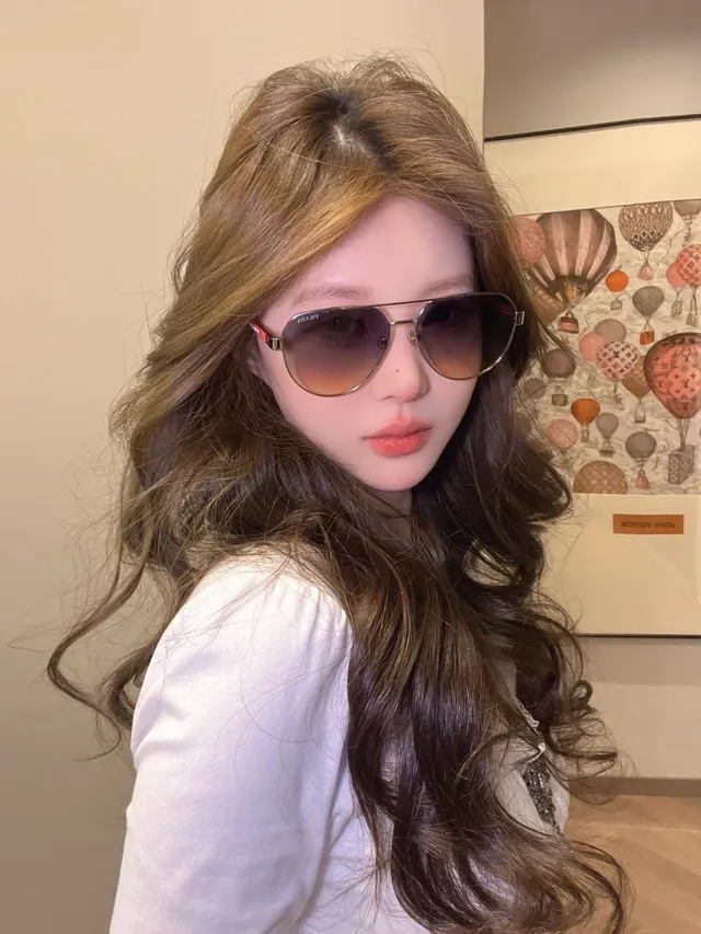 Ray-Ban Aviator ग्रेडिएंट ब्राउन सनग्लासेस 9