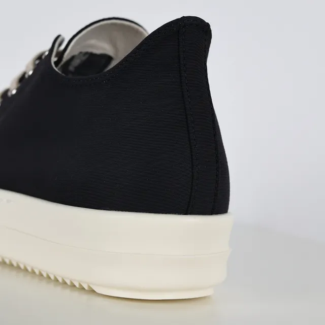 Rick Owens DRKSHDW Geobasket zapatillas plataforma estilo de vida de lona negra 4