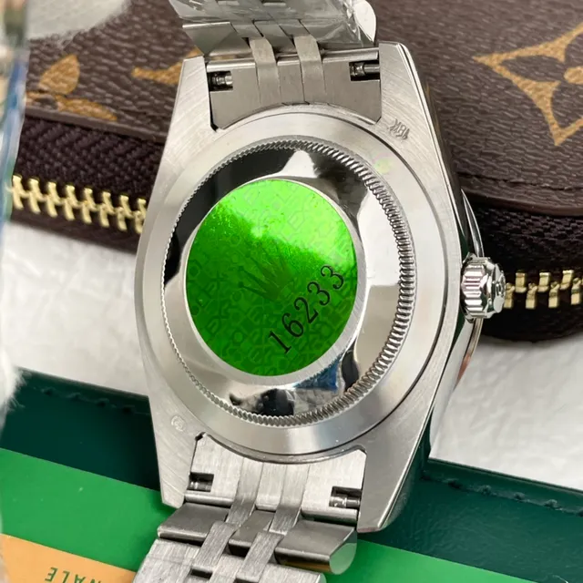Rolex Datejust Acero Inoxidable Esfera Plateada Reloj Mecánico 2