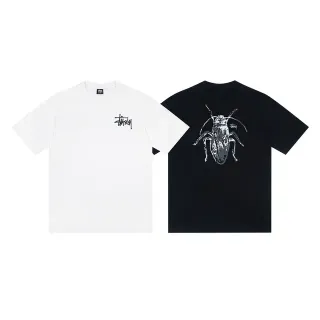 Stussy Beetle Graphic Crewneck T-Shirt