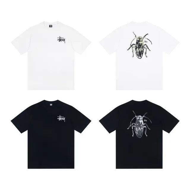 Stussy Beetle Graphic Crewneck T-Shirt 2