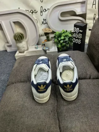 Stussy Beige Navy Low-Top Cupsole Lifestyle Sneakers 4
