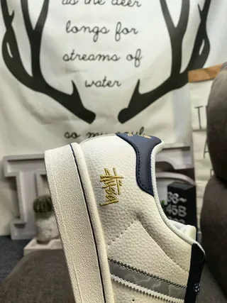Stussy Beige Navy Low-Top Cupsole Lifestyle Sneakers 9