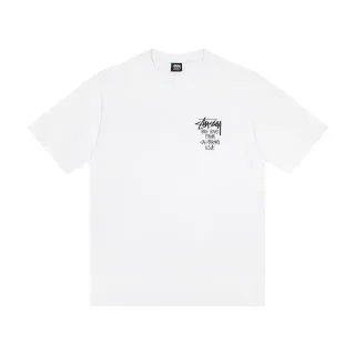 Stussy Stock Logo Big Love From California USA White T-Shirt
