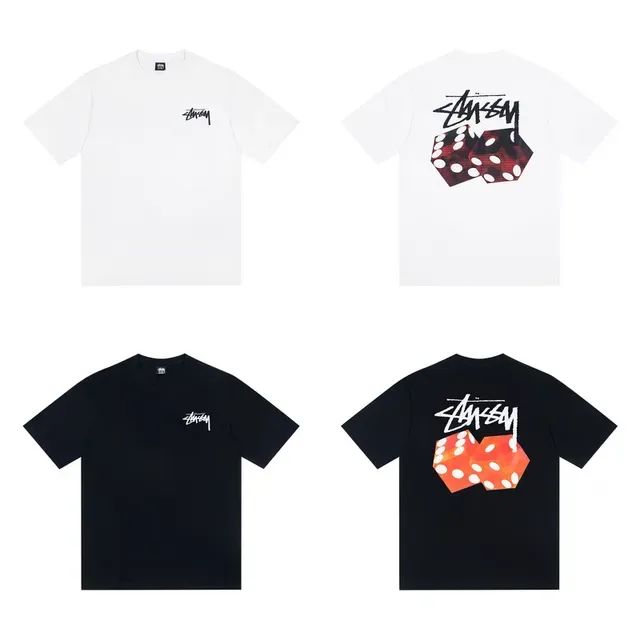 Stussy Stock Logo ডাইস গ্রাফিক টি-শার্ট 2