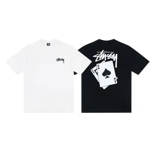 Stussy Stock Logo ग्राफिक टी-शर्ट