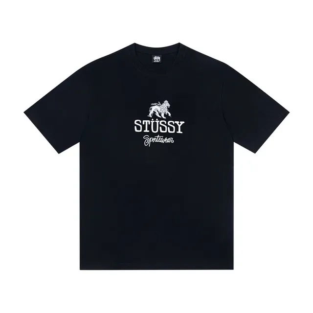T-shirt sportswear Stussy Stock Logo à motif lion 5