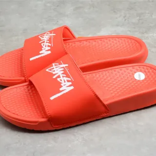 Stussy x Nike Benassi Slide Sandálias Laranja