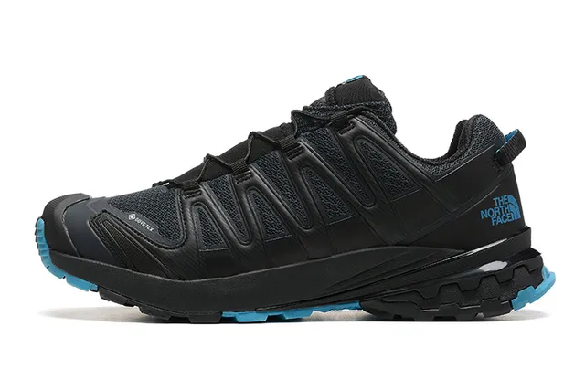 The North Face Black Green Technical Trail Silhouette Mesh And Synthetic Upper Running Shoes 14