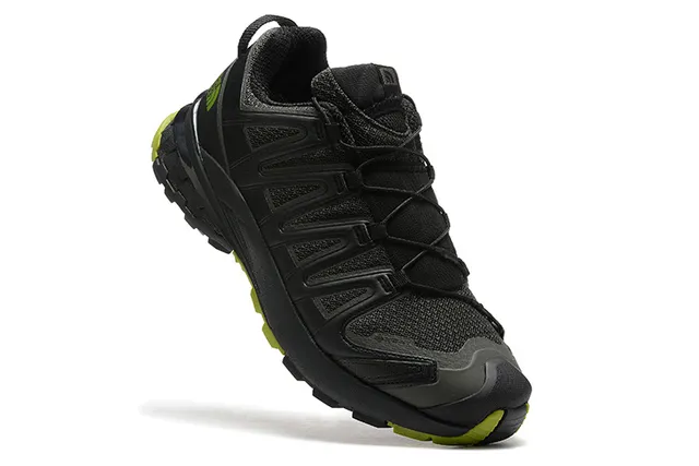 The North Face Black Green Technical Trail Silhouette Mesh And Synthetic Upper Running Shoes 16