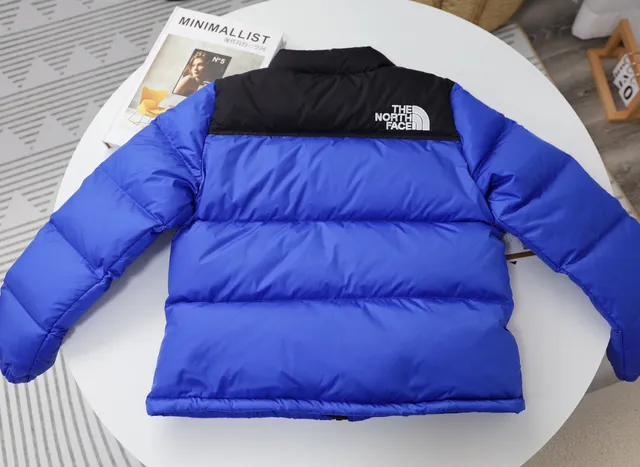 The North Face Green Black Quilted Puffer Contrast Yoke Down Jacket 15