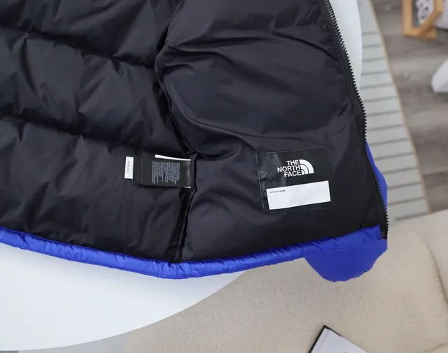 The North Face Green Black Quilted Puffer Contrast Yoke Down Jacket 18