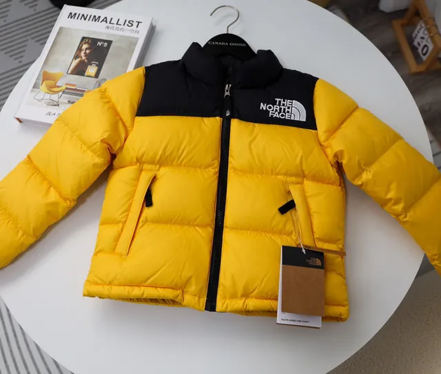 The North Face Green Black Quilted Puffer Contrast Yoke Down Jacket 19