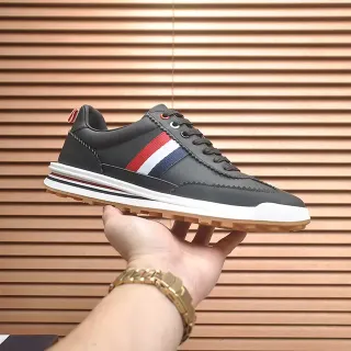 Thom Browne Classic Stripe Black Red White Navy Lifestyle Sneakers