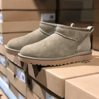 UGG Classic Mini ग्रे सूड बर्फ के जूते