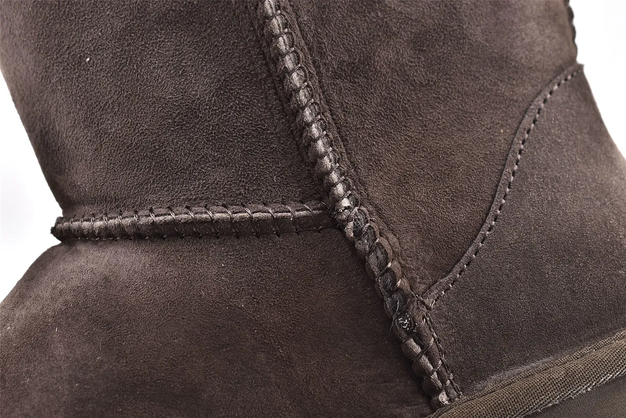 UGG Classic Short Brown Suede Snow Boots 14