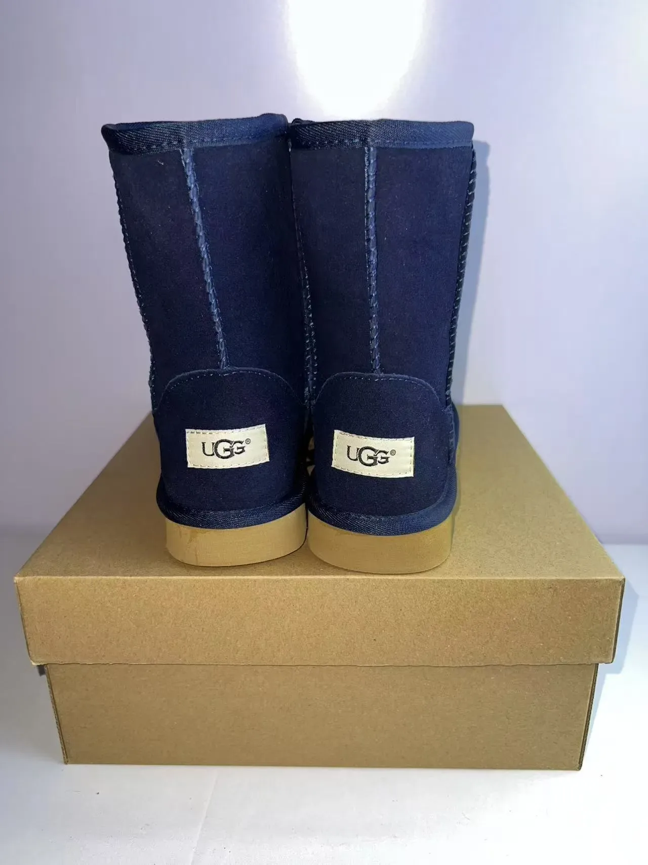 UGG Classic Short Azul Marino Botas de Nieve 5