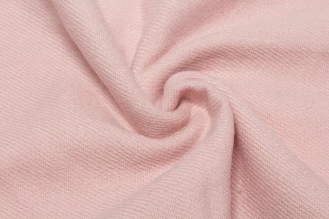 UGG Cachecol de Cachemira Rosa com Textura Tecida e Borda Franja 5