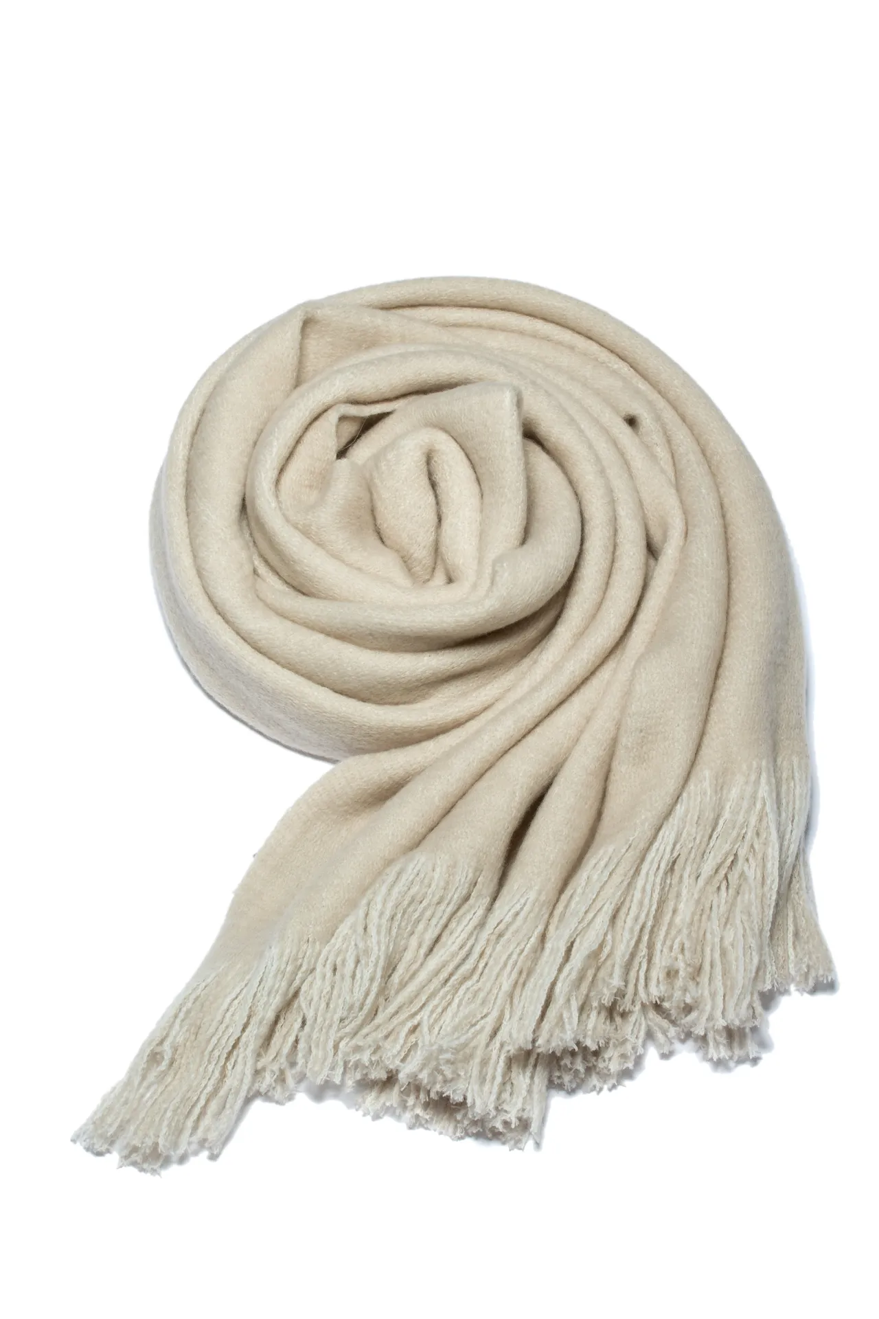 UGG Tissage simple frangé Écharpe en cachemire 7