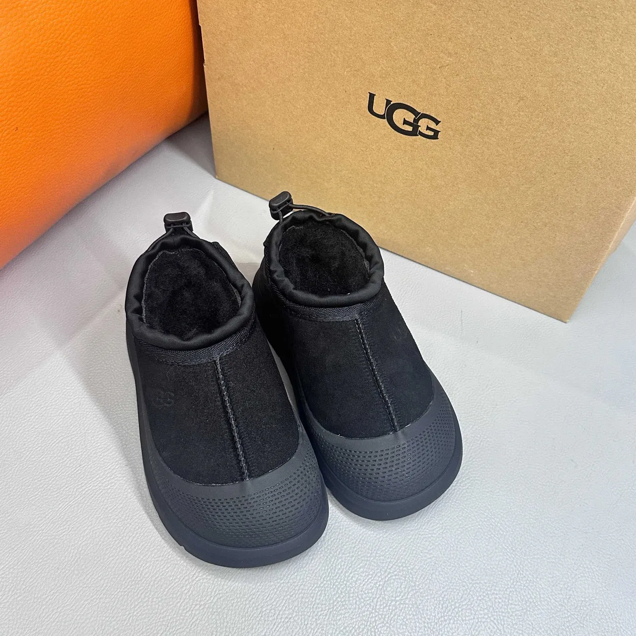 UGG Tasman Beige and White Snow Boots 13