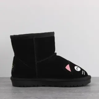 UGG Tasman 黑色猫脸雪靴