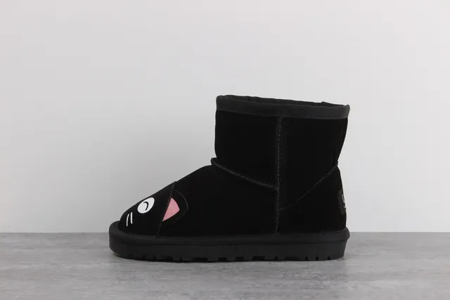 UGG Tasman 黑色猫脸雪靴 7