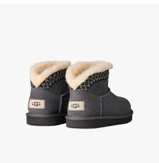 UGG Tasman 炭灰色羊毛衬里雪靴 7