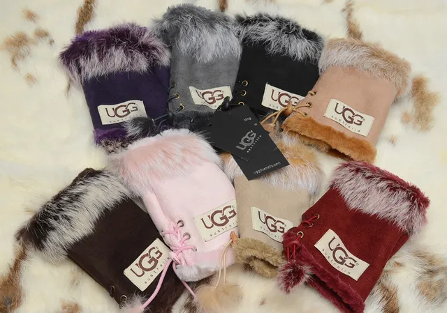 UGG Tasman Fur-Trimmed Lace-Up Slipper Snow Boots 11