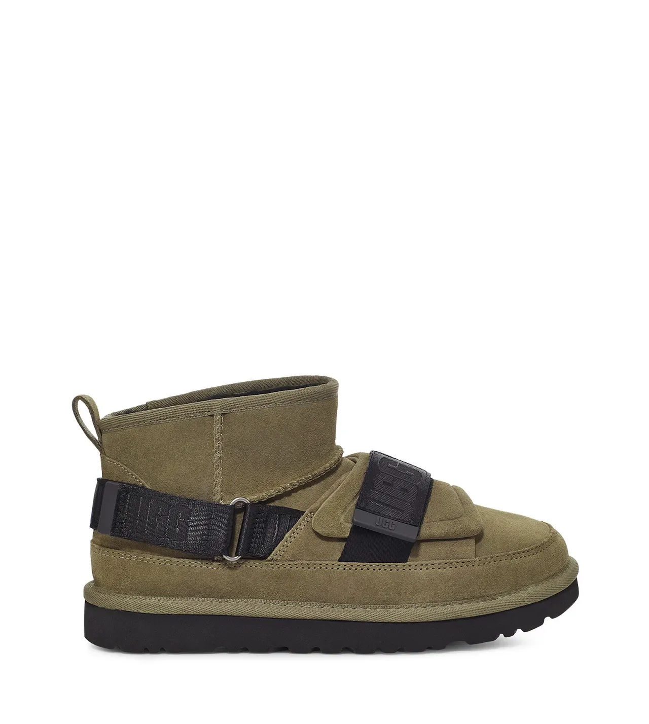 UGG Tasman ऑलिव ग्रीन और काला बर्फ के जूते 2