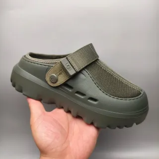 UGG Tasman Olive Green Mesh Clog