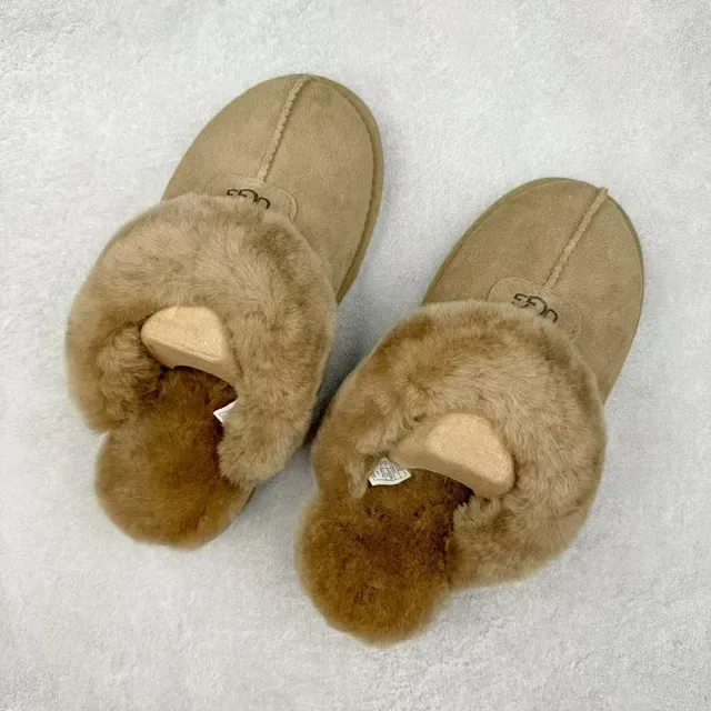 UGG Tasman Tan Shearling-Lined Suede Slipper 3