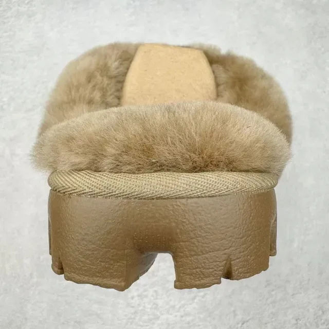 UGG Tasman Tan Shearling-Lined Suede Slipper 8