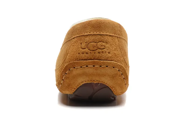 UGG Tasman Tan 麂皮羊毛衬里乐福鞋 11